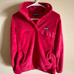 Hot Pink Patagonia Fuzzy Pullover